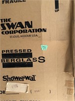 Swan shower wall