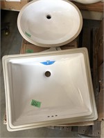 oval & square sinks