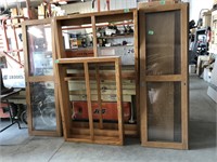 4 glass doors (24x76), misc wood