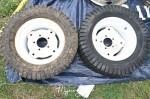 Group: 1 Set of Lawnmower Rear Tires