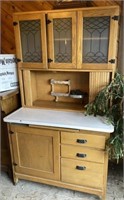 Hoosier-Style Roll Top Hutch