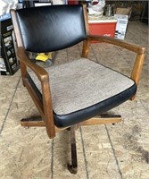 Black & Wood Office Chair