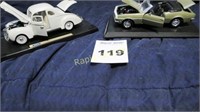 Two 1:15 Scale Metal Cars
