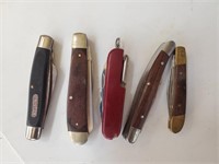 5pc Pocket Knives