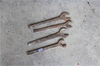 4 Large Wrenches
