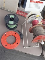 COpPER WIRE SPOOLS AND LONG TAPE MEASURE