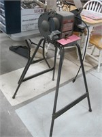 Craftsman bench grinder on metal stand