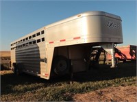 2013 Exiss 7' x 20' Stock Trailer