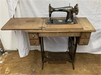 Antique Singer Treadle Sewing Machine