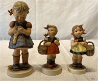 3 pcs. Vintage Hummel Figurines