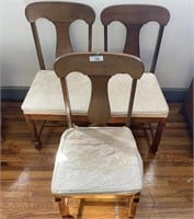 3 pcs. Vintage Dining Chairs
