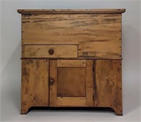 ANTIQUE QUEBEC PINE DRY SINK