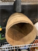 small wood 'rain' barrel