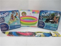 Kids Pool / 2 Water Ride on Toys / Kite
