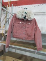 NEW Kids Corduroy Jacket - Faux Fur Collar