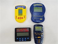Lot of 4 Handheld Elecronic Games - Solitaire