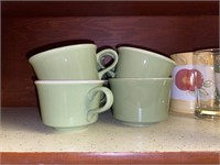 USA Coffee Cups, set of 8