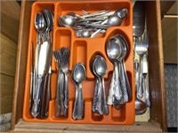 Silverware drawer contents