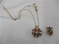 Necklace & 2 Pendants, (necklace & 1 pendant