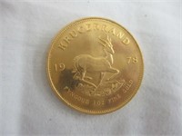 1978 1 Oounce Gold Krugerrand