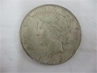 1922 S Peace silver dollar