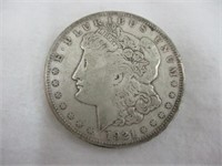 1921 Morgan silver dollar