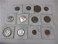 Assortment of coins