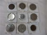 (9) Foreign coins