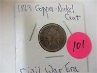 1863 Copper-nickel cent