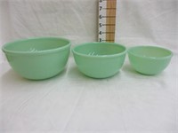 3 Pc. Jadeite mixing bowl/nesting set
