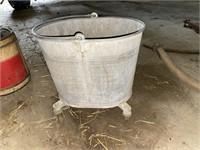 Old Galvanized Mop Bucket