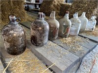 Gallon Glass Jugs, some marked Coco-Cola