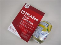 Protection McAfee pour pc,telephone et tablette