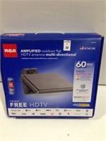 RCA AMPLIFIED OUTDOOR FLAT HDTV ANTENNA