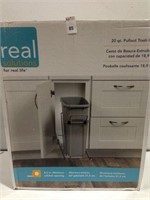 REAL SPACE 20QUART PULL OUT TRASH BIN