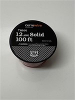 CERROWIRE:100FT THHN 12AWG SOLID WIRE