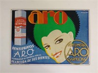 1930's Aro Toothpaste Advertising Poster
