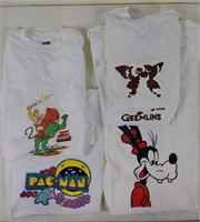 4pc Pop Culture T-Shirts w/ MOTU, Gremlins