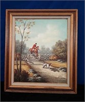 Kenneth Shore " Foxhunt" Painting