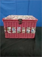 Sewing Basket with Contents