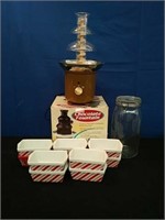 Box Chocolate Fountain (works), Canister, Dishes