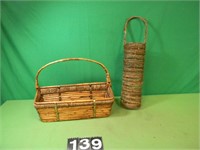 2 Baskets With Handles