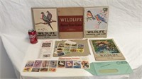 Vintage wildlife stamps