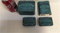 Edgeworth tobacco tins
