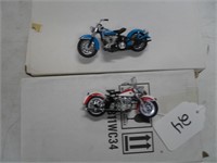 2 HARLEY DAVIDSON MODEL MOTORCYCLES