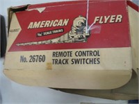 AMERICAN FLYER REMOTE AND TRACK SWITCHER