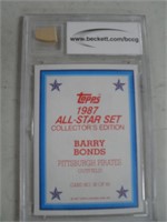 1987 TOPPS BARRY BONDS BASEBALL CARD
