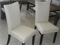 2 UPHOLSTERED DINING CHAIRS