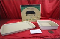 Pampered Chef Bake Ware 2pc lot