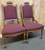 Pair of East Lake Syle Parlour Chairs